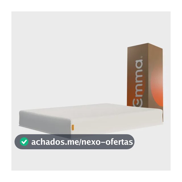 Colchão Casal Emma Basics 17 – 138x188cm - Espuma D28 17cm com Tecnologia Alemã, Embalado à Vácuo, Firmeza Ideal, Suporte Confortável
