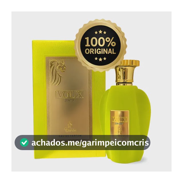 Perfume Voux Zingy Paris Corner 100 Ml