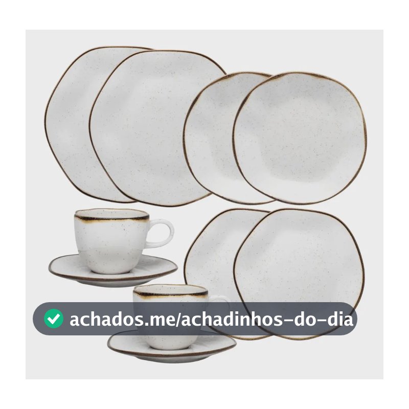 Jogo De Jantar 10 Peças Ryo Maresia