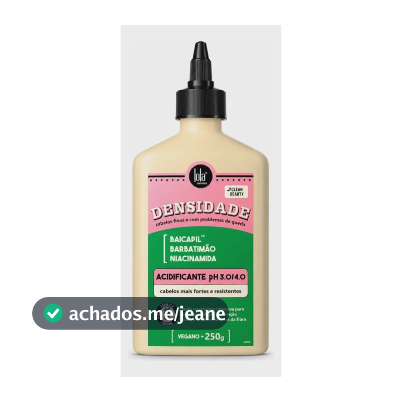 Densidade Acidificante Capilar 250g - Lola From Rio