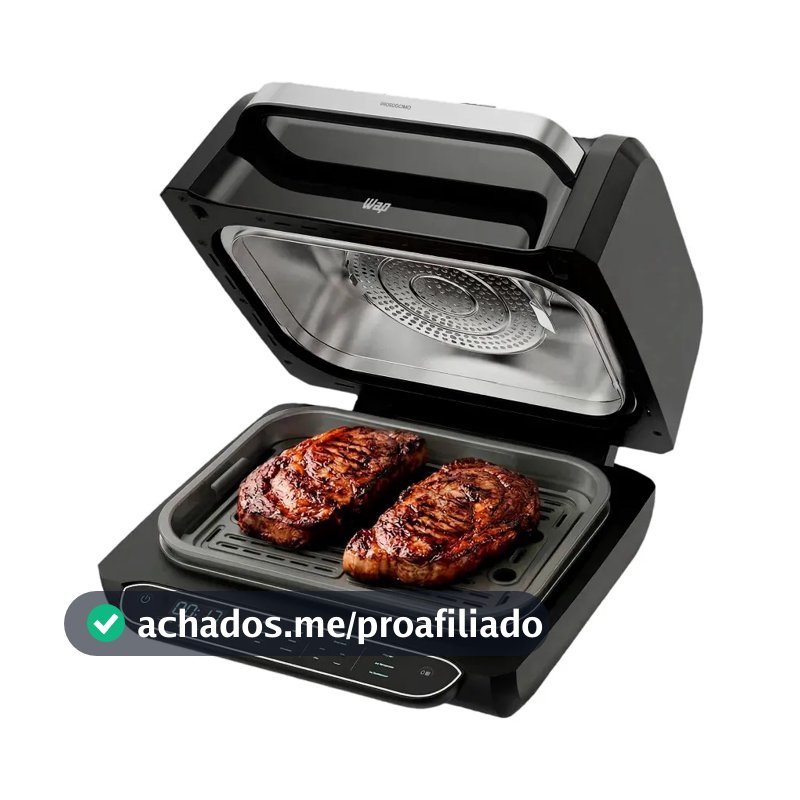 Fritadeira Elétrica Air Fryer 8 em 1 Wap Barbecue Heat Digital Wc Ab1030 127V