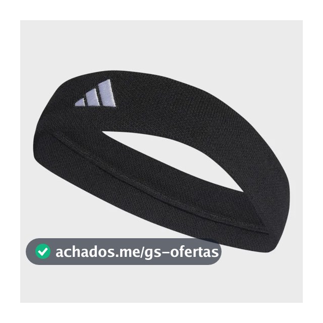 Bandana de tênis Adidas Balaca unissex Adidas Performance Ht39 cor preta
