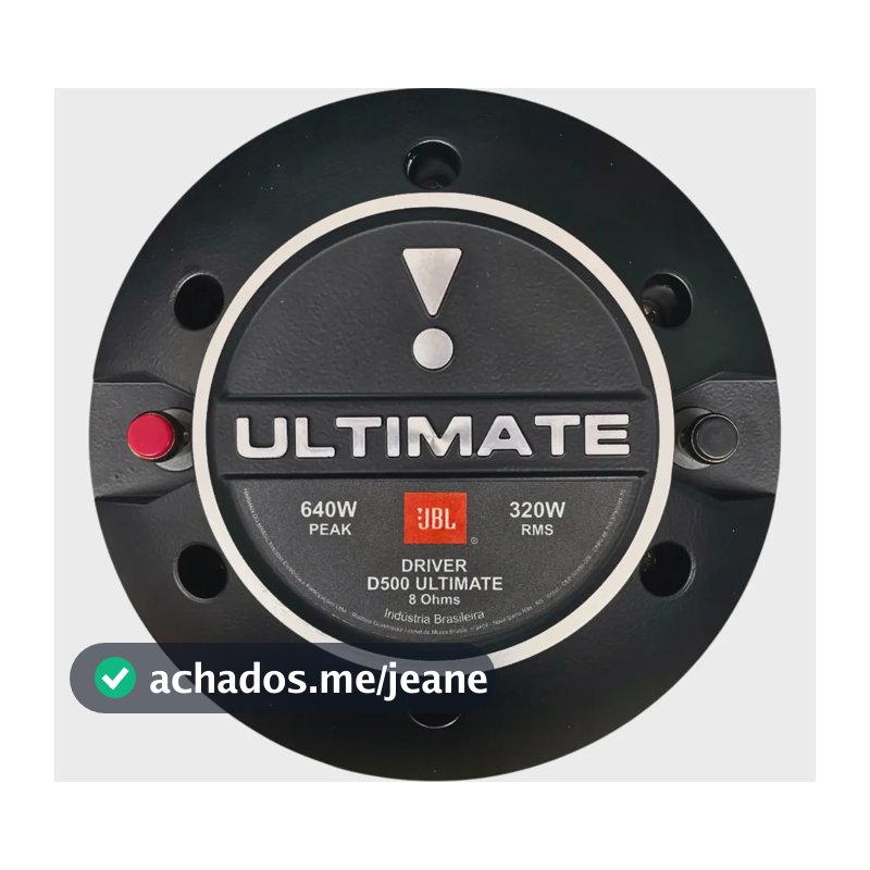 Driver Jbl D500 Ultimate Corneta 500 Lançamento 2026 Drive