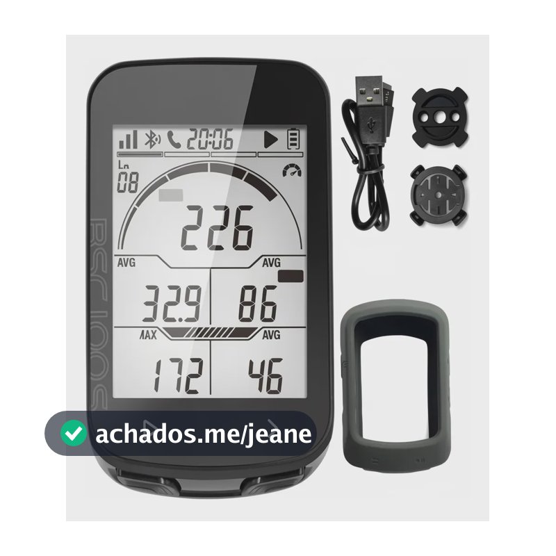 Ciclo Computador Gps Bike Igpsport Bsc100 Bluetooth +brinde Preto