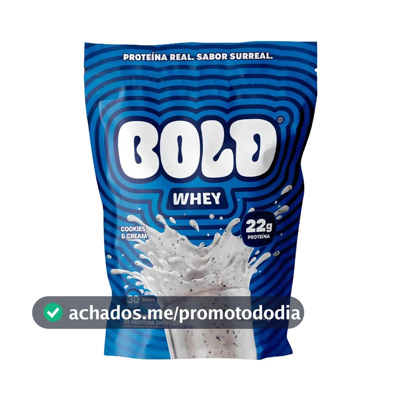 Whey Protein Bold Sabor Cookies & Cream 900g