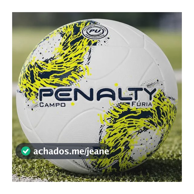 Bola de Futebol de Campo Penalty Fúria Durabilidade Ultra Fusion Branco E Amarelo