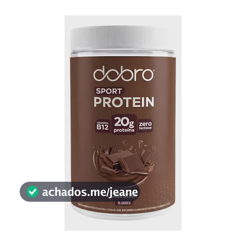 Sport Protein Dobro Sabor Croc Belga 450g Chocolate Belga