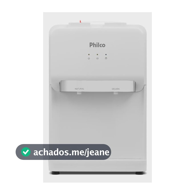 Bebedouro Philco PBE11 20 Litros Água Natural e Gelada - Cor Branco