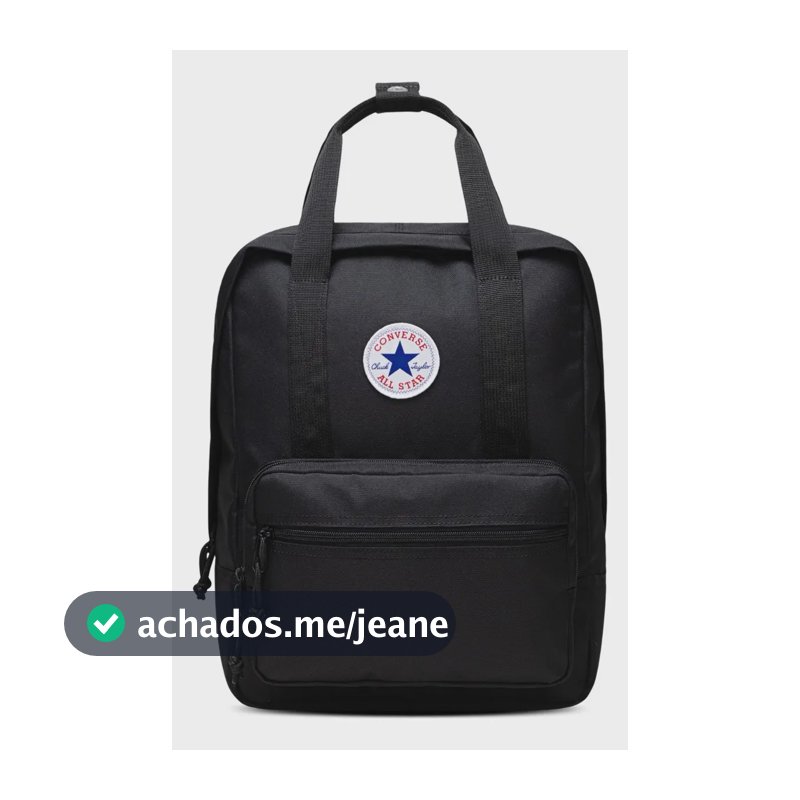 Mochila Urbana Converse  23 L Liso Ma5679 Preto Liso