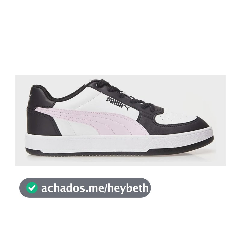 Tênis Feminino Caven 2.0 Puma Puma Black-puma White-grape Mist Liso 36 Br