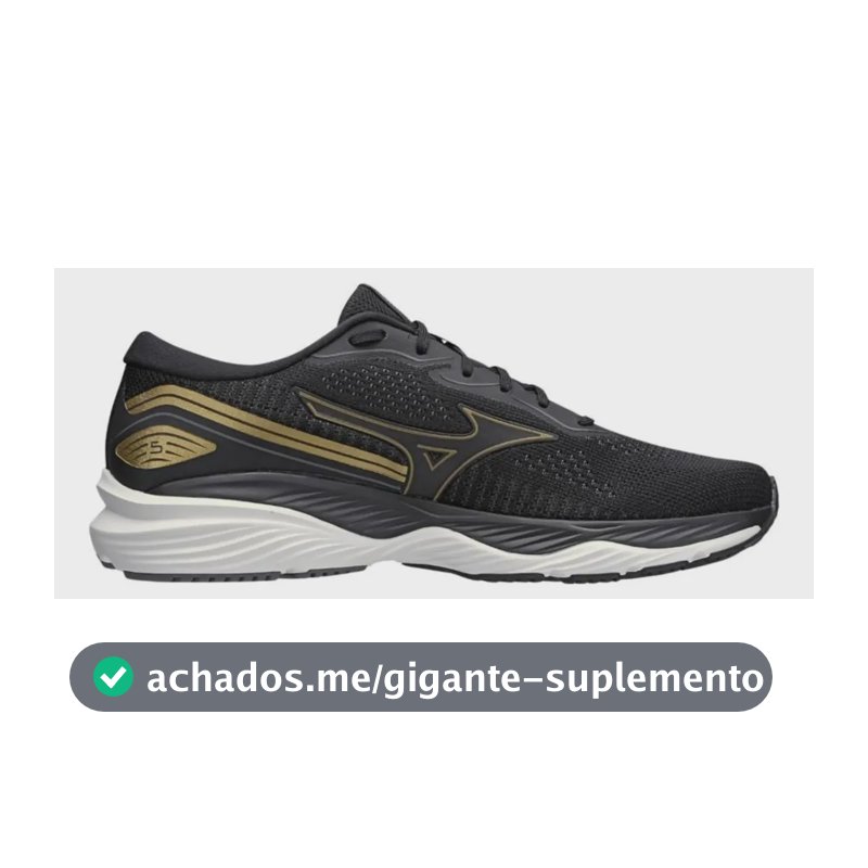 Tênis Masculino Wave Falcon 5 Mizuno Pret90 Liso 41 Br