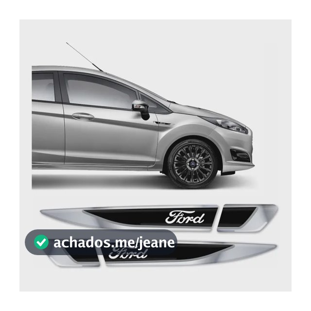 Kit Adesivo Aplique Emblema Lateral Carros Da Ford Modelos