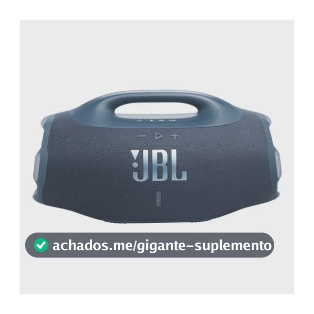 Caixa De Som Jbl Boombox 4 Bluetooth 210w Ip68  Azul Azul