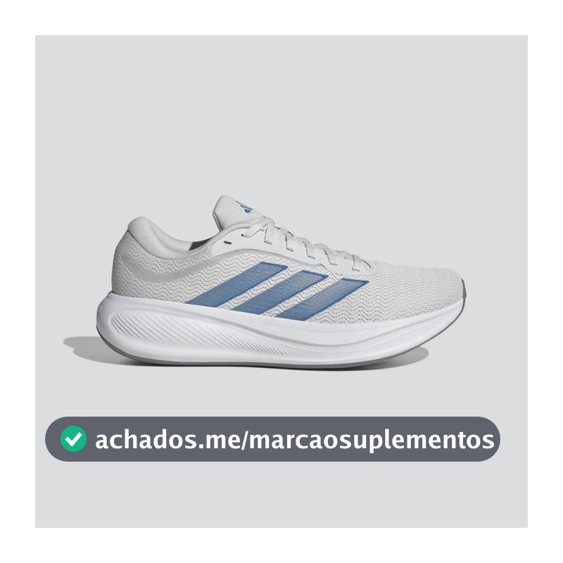 Tênis Masculino E Feminino Response Runner 2 adidas Branco Liso 42 Br
