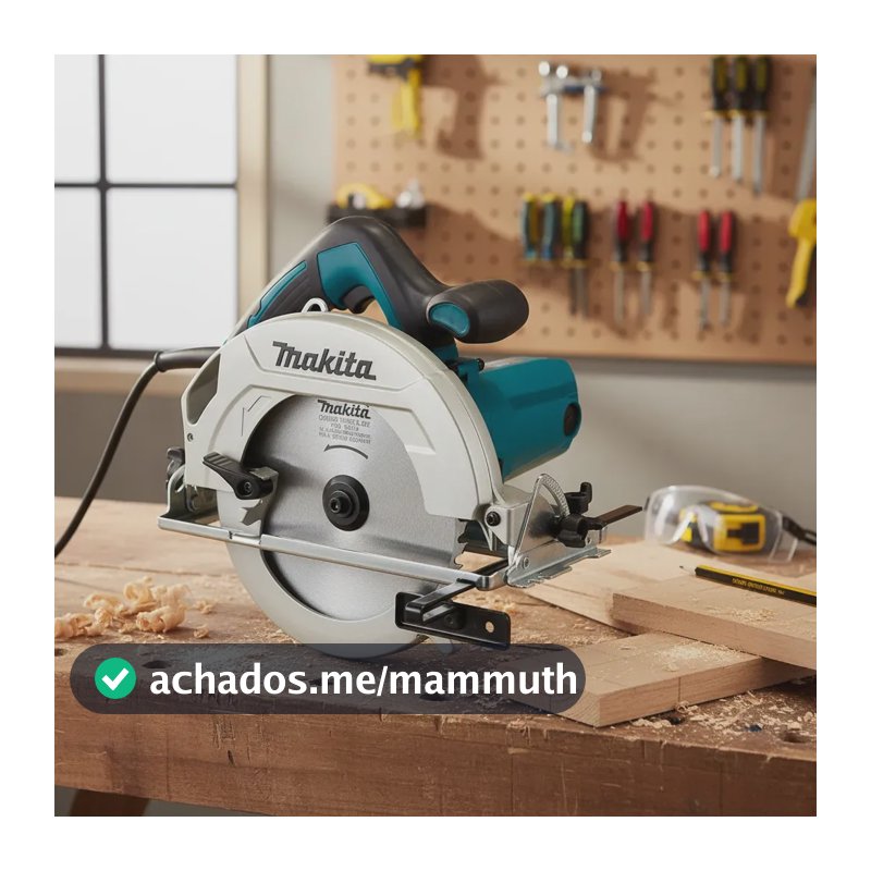 Serra Circular Para Madeira 7.1/4pol 1600w - Hs7010 Makita Cor Azul-turquesa