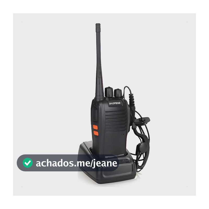 Rádio Comunicador Baofeng BF-777S 16 Canais UHF de 5W Analógico