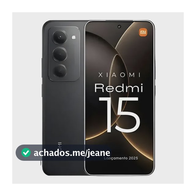 Fone + Xiaomi Redmi 15 256gb 8gb Ram Global 2025+brinde Pret