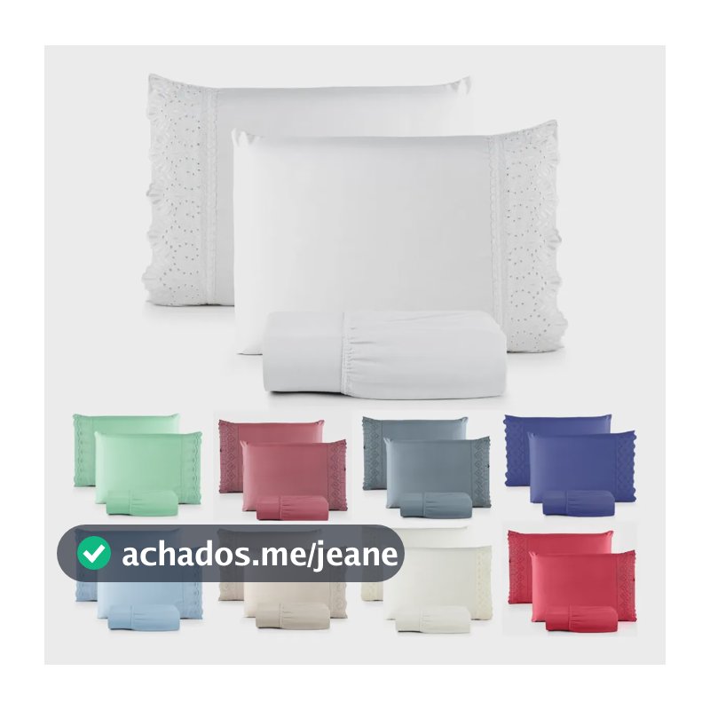 Jogo Lençol Lese Queen 400 Fios Cama Toque Macio Liso Hotel Branco