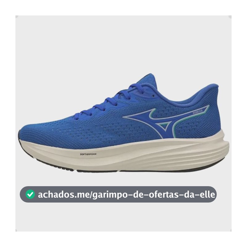 Tenis Mizuno Lively Masculino Corrida E Conforto Azul Liso 40 Br