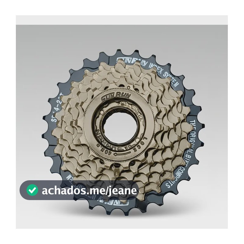 Catraca Bicicleta Roda Livre 7 Velocidades 14/28d 21 Marchas Dourado-escuro 14 28