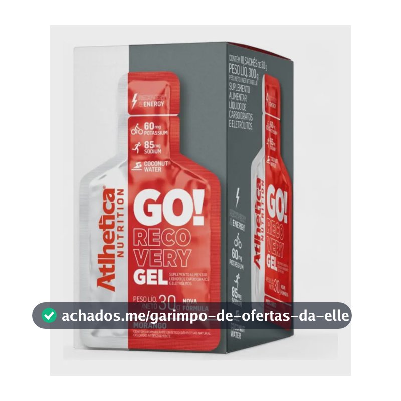 Go! Recovery Gel (display Com 10 Saches De 30g) Morango Morango