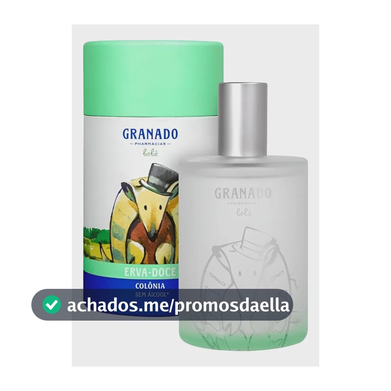 Colônia Bebê Granado Perfume Infantil Erva Doce 100ml Oferta