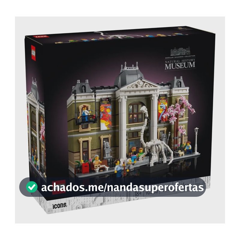 Museu de História Natural Lego Icons 10326 - 4014 Pz