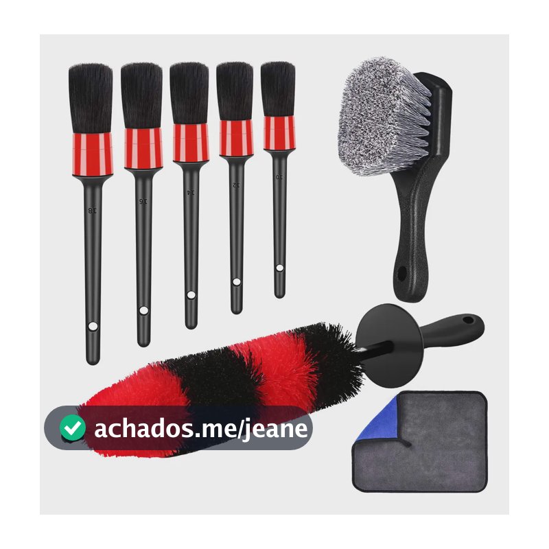 Kit De Escovas Para Rodas De Carro Para Pneus, 8 Peças