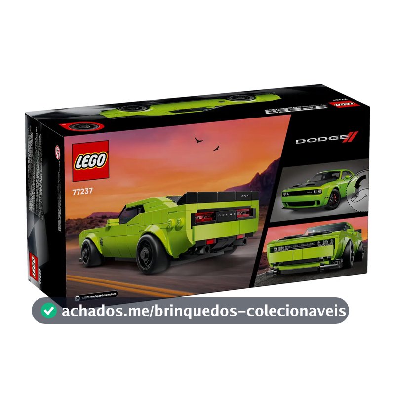 Lego Carro Dodge Challenger Srt Hellcat 77237