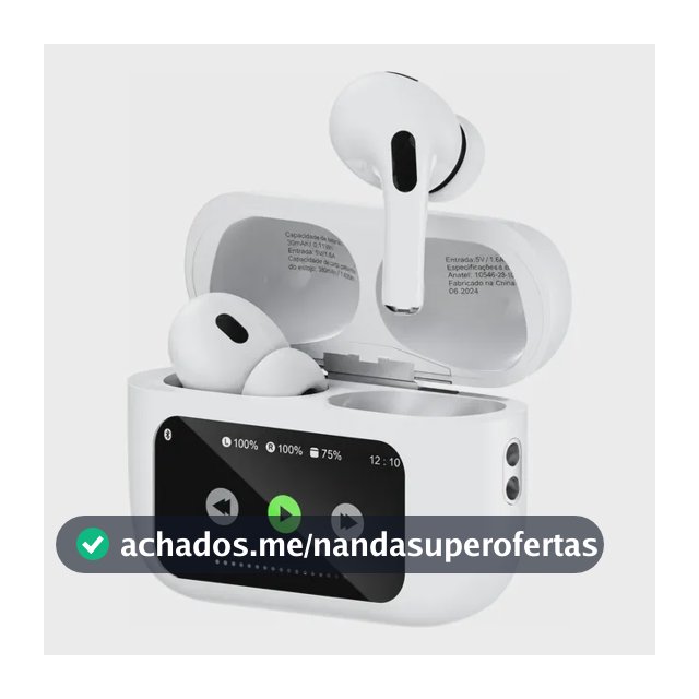 Fone Kaidi Touch Cancelamento De Ruído Bluetooth Knc4219 Branco