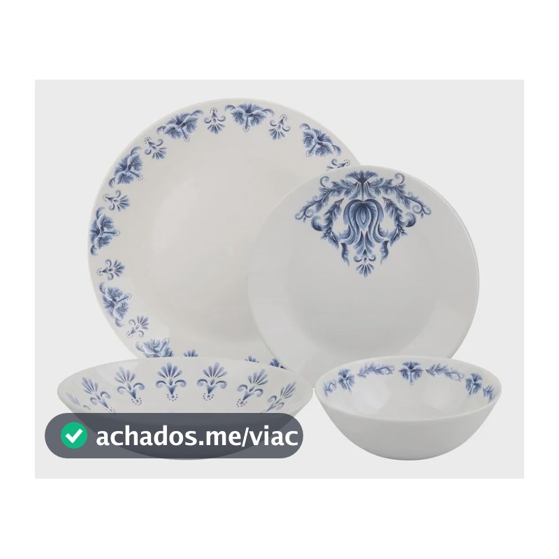 Aparelho De Jantar Provence Opaline 16 Peças
