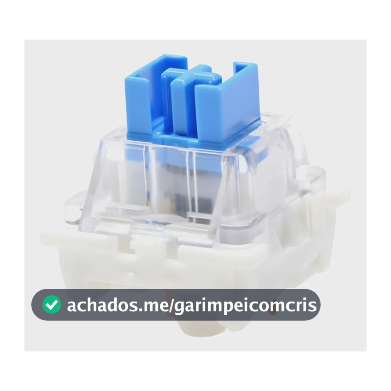 Switch Blue Outemu Tátil 3 Pinos Teclado Mecânico Kit 10 Und