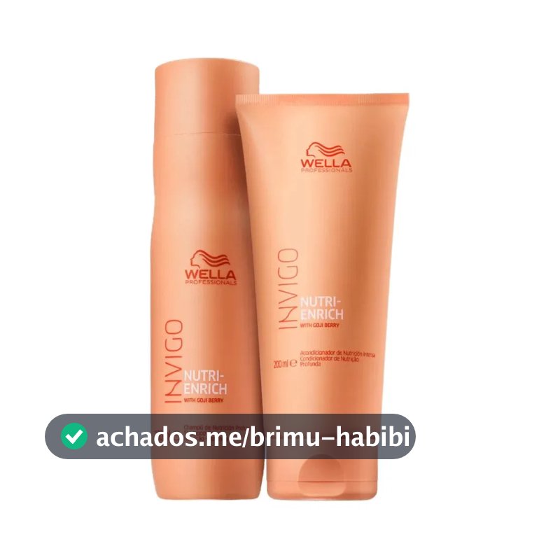 Condicionador Wella Professionals Invigo Nutri-Enrich nutrição de 450ml