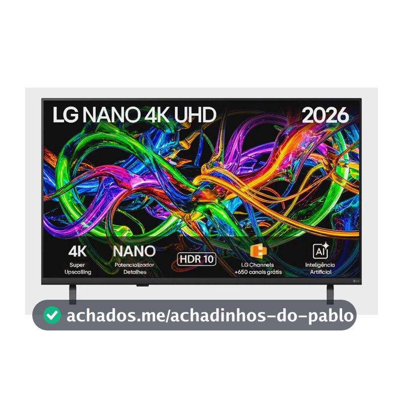 Smart Tv LG 55'' 4k Ultra Hd Nano Ai Webos 26 55un85
