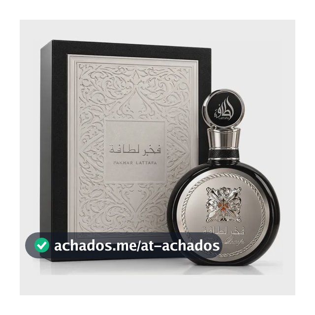 Perfume Arabe Lattafa Fakhar Black Masculino Eau De Parfum 100ml