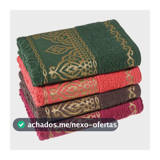 Kit 4 Toalha Rosto Algodão 330g/m2 Luxo Laune Haus Cores Sortidas