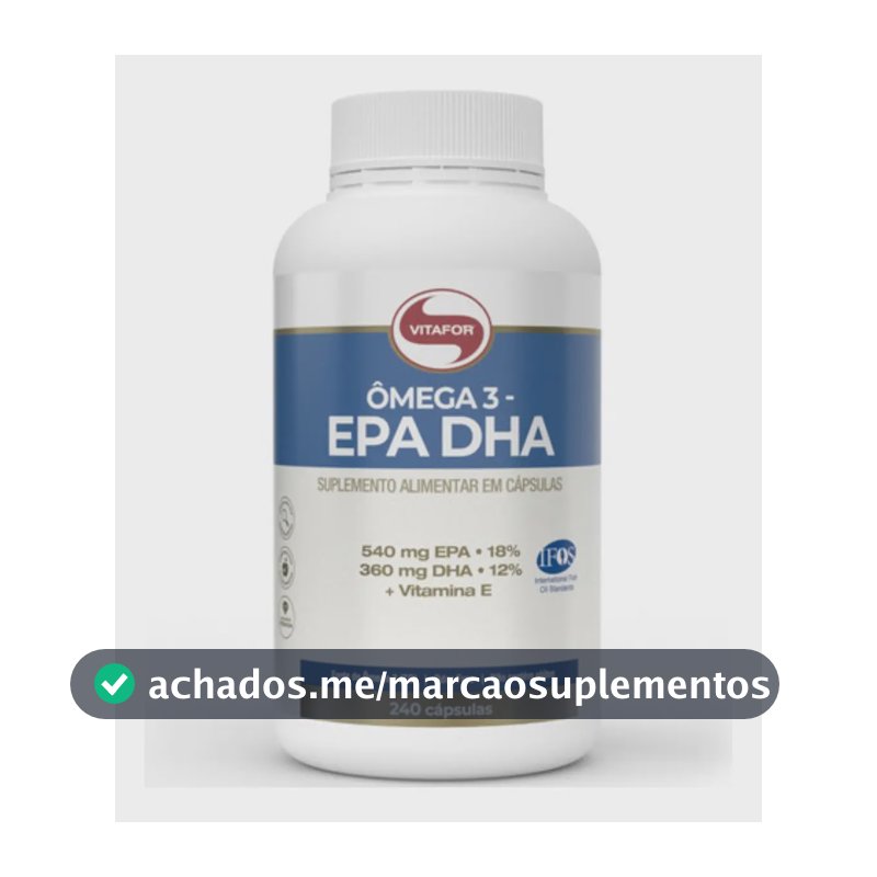 Omega 3 epa dha Vitafor + vitamina E 240cps