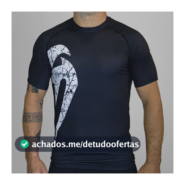 Rashguard Venum Giant Classic Black M/c