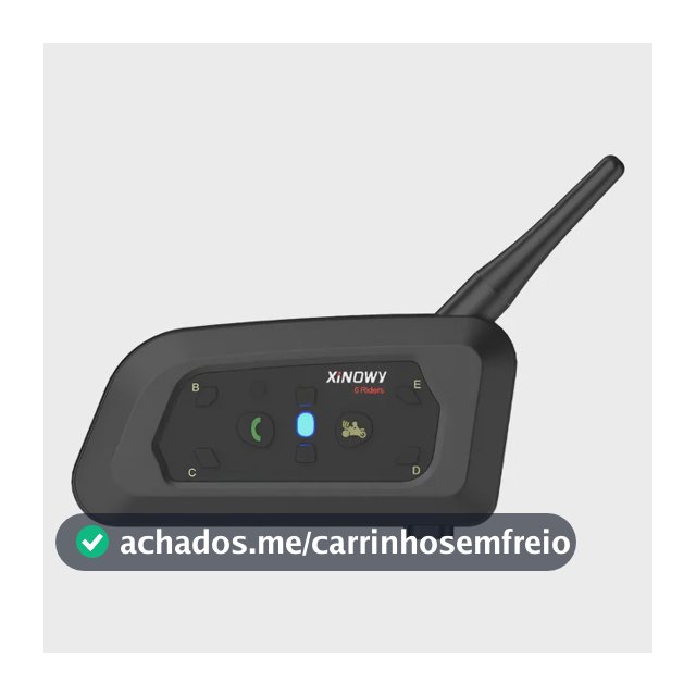 Comunicador Capacete Moto Bluetooth V6 Pro Custo/benefício