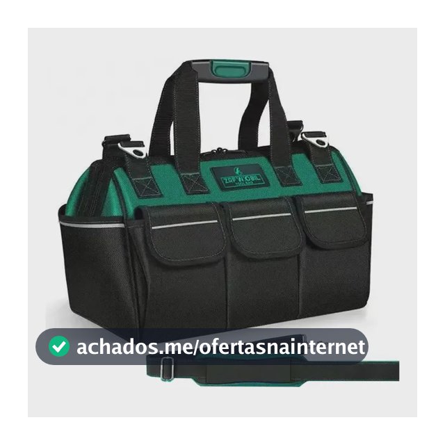 18 Polegadas Ferramentas Bolsas Forte Durável Lona Verde