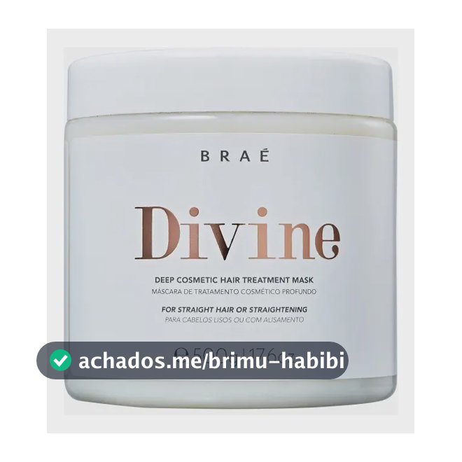 Mascara Mask 500g Braé Divine 500g Profissional