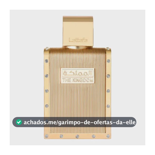 Perfume Lattafa Original The Kingdom Tradicional Masculino Eau De Parfum 100 Ml