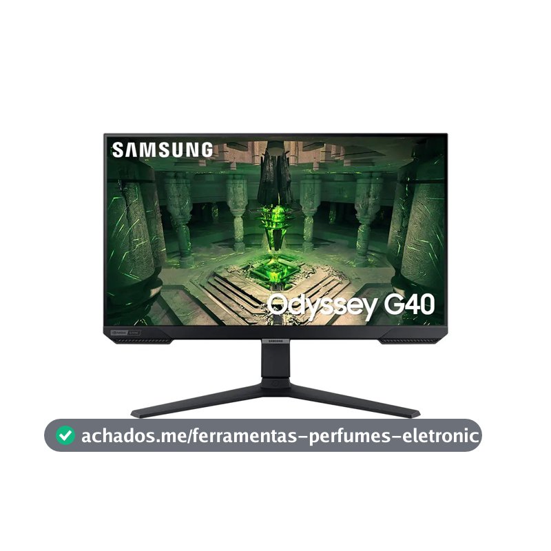 Monitor Gamer Samsung Odyssey G40 27 , 240 Hz, 1ms, Ajuste De Altura, Gsync, Freesync,hdmi, Dp, Fhd, Preto