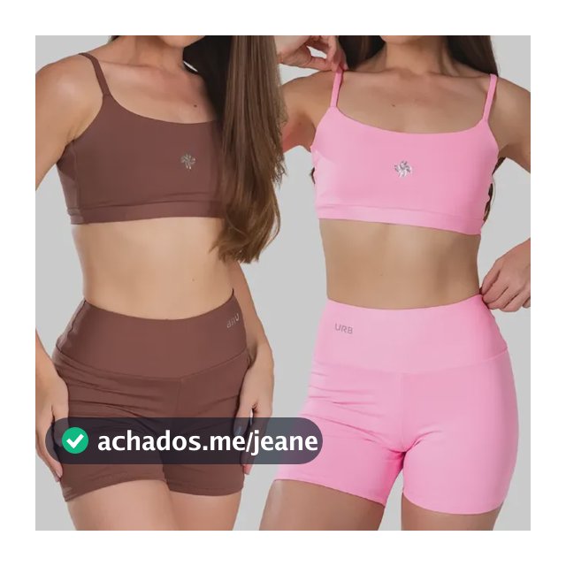 Kit 2 Conjuntos Fitness Feminino De Academia Alta Qualidade