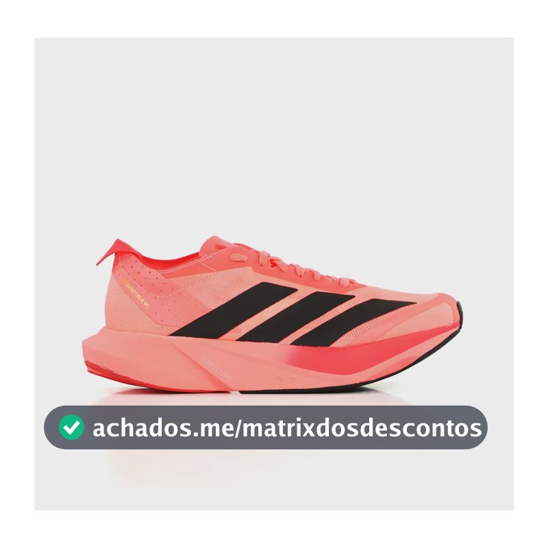 Tênis adidas Adizero Drive Rc Corrida 21 A 42 Km Lightstrike Rosa 42 Br