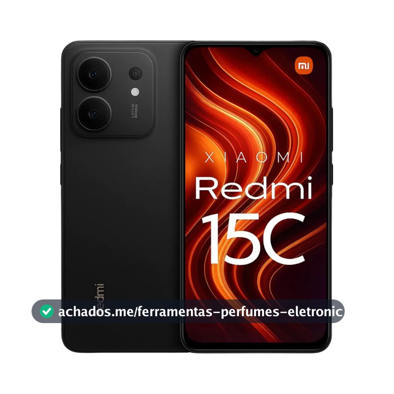Xiaomi Redmi 15c 256gb 8gb Ram Virtual Black- Versão Global