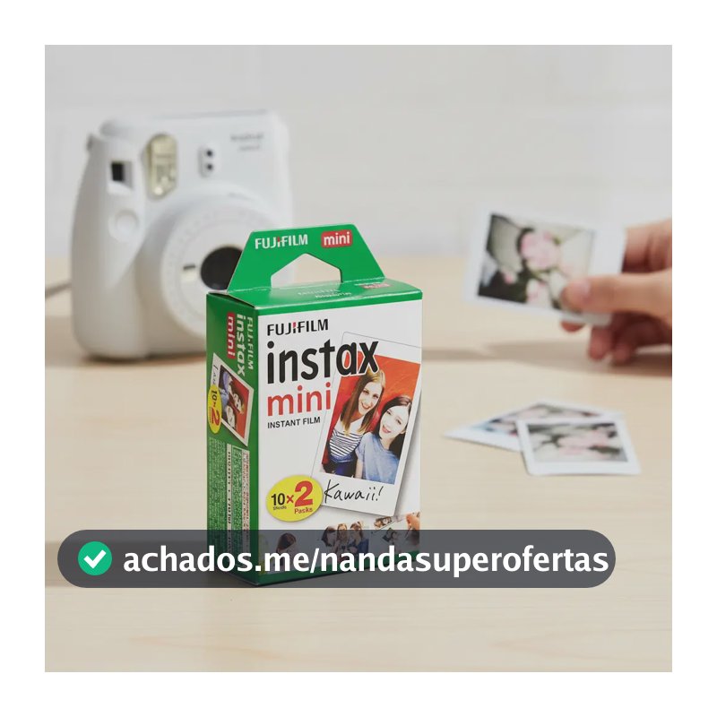 Filme Instantâneo Instax Mini 7s 20 Fotos