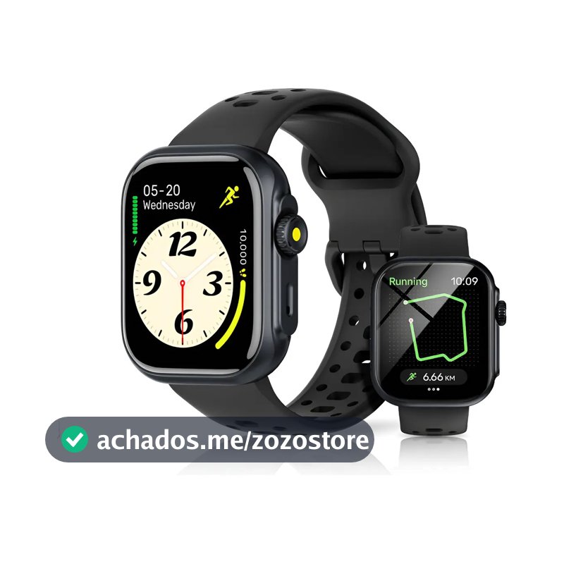 Relógio Smartwatch Bettdow FB041 GPS Alexa 5M/IP68 À Prova D'Água