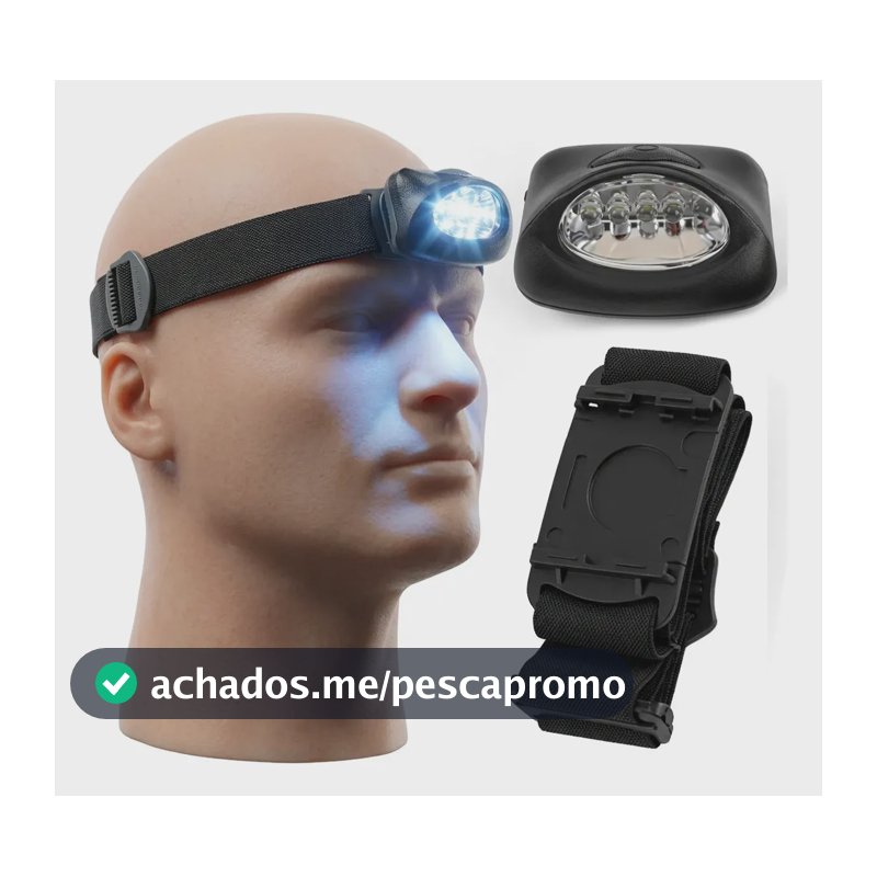 Lanterna Cabeça Led Ajustável Potente Camping Emergência Lanterna Cabeça Ajustável Led Branco Lanterna Capacete Luz Branca