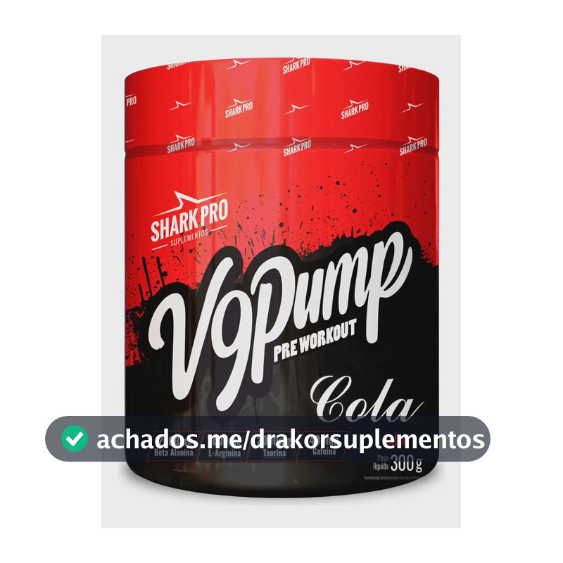 V9-pump Pre Workout - 300g Cola - Shark Pro
